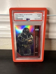 PSA 9 2023 Finest Star Wars Krrsantan Red 3/5 - Picture 1 of 2