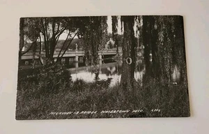 Postkarte WI Watertown Wisconsin Highway 19 Bridge Vintage Echtfoto RPPC 1946 - Bild 1 von 5
