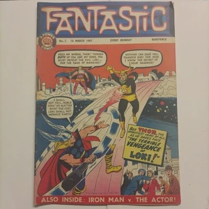 Fantastic #5 Marvel UK British Comic Book  - Imagen 1 de 11