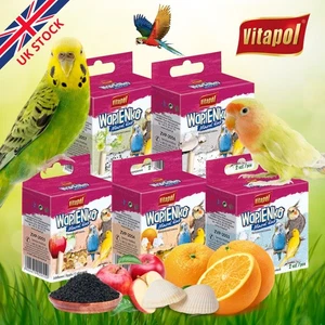 Vitapol Bird Calcium Block 5 Varieties | Natural, Fruit, Shell, Herb | UK Stock - Picture 1 of 15
