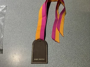 Auténtico Louis Vuitton CARTÓN DE REGALO Etiqueta con Nombre con 25” CINTA BICOLOR ENVÍO GRATIS - Imagen 1 de 3