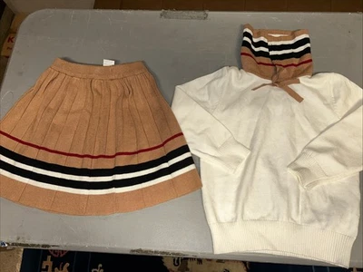 Shein 5 青少年女孩裙子套装匹配适合全新无标签 — 第 1/4 张图片