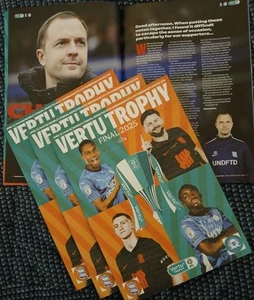 PETERBOROUGH UNITED v BIRMINGHAM CITY VERTU/EFL TROPHY FINAL 13/04/25 PROGRAMME - Picture 1 of 6