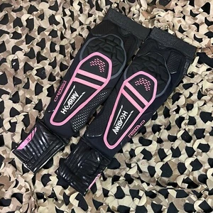 NEW HK Army Crash CTX Elbow Pads - Black/Pink - Large - Picture 1 of 4