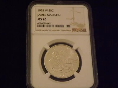 1993-W  50 C               MADISON             NGC  MS 70 - Image 1 of 2