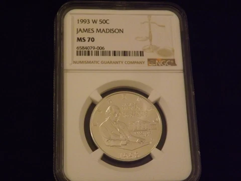 1993-W  50 C               MADISON             NGC  MS 70 Cover