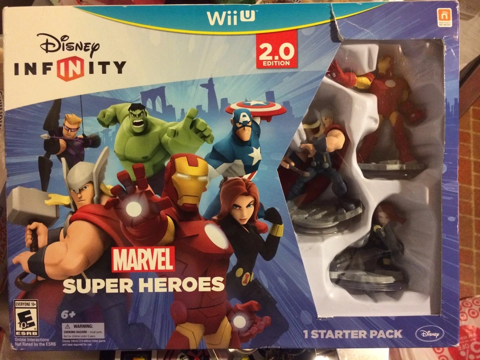 Disney INFINITY Marvel Super Heroes 2.0 Edition Video Game Starter Pack Wii U - Image 1 of 4