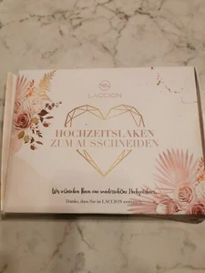 Hochzeitsherz zum Ausschneiden,Herz,Laken ,Lakenherz, Überraschung Hochzeit,NEU - Bild 1 von 1