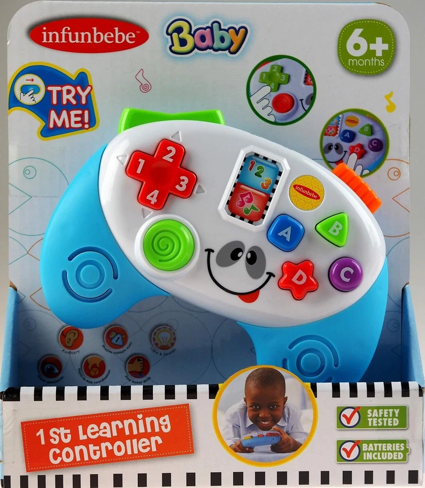 INFUNBEBE Nuevo Juguete Controlador Juego Primer Aprendizaje Bebé - 6 Meses+