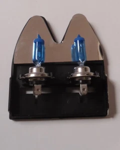 2 x H7 100W Halogen Blue Lens Headlight Bulb DC12V Replacement Super White - Foto 1 di 2