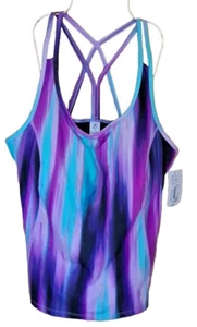 XERSION Badeoberteil Damen Gr. XL Stretch abnehmbare BH-Cups Strand Sommer NEU - Bild 1 von 9