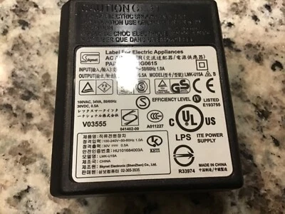 Genuine Skynet LMK-U15A AC Power Supply Adapter 30V 0.5A 15W OEM n/PC - Image 1 of 3