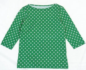 Marimekko T-Shirt grün gepunktet normal 3/4 Arm Baumwolle Größe S - Bild 1 von 4