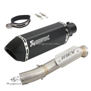 Slip on para CF-Moto Ibex 800 2022 2023 2024 tubo de escape medio puntas silenciadoras negras - Imagen 1 de 12
