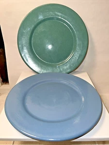 (2) Vintage 1930s Paul Revere Pottery PRP Saturday Evening Girls SEG Plates 10" - Picture 1 of 23