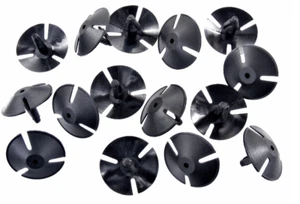 Dodge Truck Hood Insulation Pad Clips- Fits 1/4" Hole- 1-5/16" Dia- 15 pcs- #095 - Bild 1 von 4