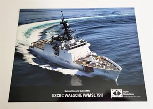 Ingalls Shipbuilding USCGC Waesche WMSL 751 National Security Cutter Data sheet - Picture 1 of 2