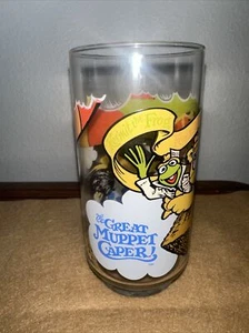 1981 McDonalds The Great Muppet Caper Glass GONZO FOZZY KERMIT Ballon Jim Henson - Picture 1 of 7