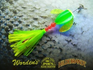 SPIN N GLO SIZE #2 LAKE TROUT LURE SPINNER SALMON STEELHEAD ALASKA WORDEN'S NEW - Picture 1 of 8