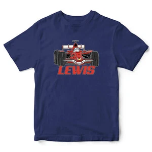 Personalised Race Car Boys T Shirt shirt Funny Outdoor Sports Boy Girl Tee Fa... - Picture 1 of 10