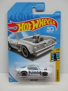 2018 Hot Wheels #362 Schachmatt-King 1/9 King Kuda weiß mit schwarzem Pr5 Sp 50. Jahr - Bild 1 von 2
