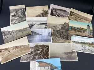 Postkarten Set Anfang 20. Jahrhundert Küstenlandschaft 3 1/2" x 5 1/2" Retro Posts - Bild 1 von 14