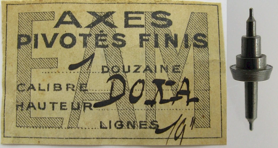 Movimiento reloj bolsillo Doxa 19 lignes balanza bastón (723) h= 5 mm... Foto 1 de 1