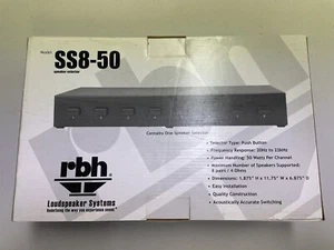 RBH SS8-50, 8-Channel Speaker Selector - NIB! - Picture 1 of 1