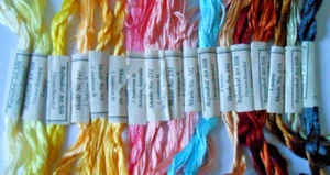 Rajmahal Art Silk Specialist Hilos Pack de 17 JUEGO DE COINCIDENCIA EXACTA D - Imagen 1 de 1