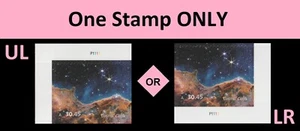 US 5828 Express Mail Cosmic Cliffs $30.45 plate single MNH 2024 - Picture 1 of 1