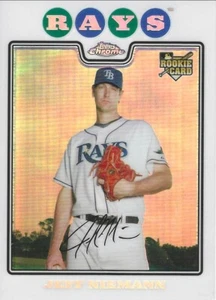 2008 Topps Update Chrome Baseball - #CHR47 - JEFF NIEMANN - ROOKIE - Picture 1 of 2