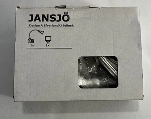 IKEA JANSJO White LED Desk Hobby Lamp Light Flexible Gooseneck Clip Clamp On NEW - Picture 1 of 6