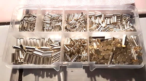 650 Pcs 7 Sizes Wire Ferrules Kit, Tinned Copper Crimp Connectors, 22-18 AWG 16- - Picture 1 of 8