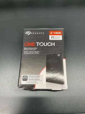 OneTouch Portable 2TB schwarz Externe HDD-Festplatte - Wie neu 1#36696318 - Bild 1 von 2