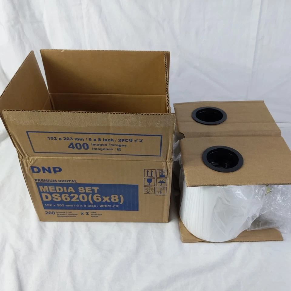 DNP DS620 6x8  Media Kit (DS6206X8), 2 rolls per box - Image 1 of 3