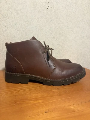Born Women’s Banni Chukka Boots in Rich Brown Leather Size 8 - Image 1 of 4
