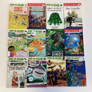 Level 2 Ready to Read Reader Boys 1st Grade Kindergarten 12 Book Lot - Bild 1 von 4