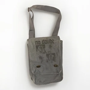 No Doubt Band Satchel Bag Grey Authentic Pigment Gwen Stefani Y2K Rock Tote - Picture 1 of 4