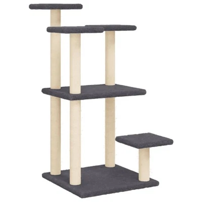 Cat Scratching Posts with Platforms Dark Grey 98.5 cm - Image 1 of 4