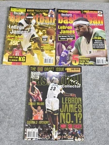Beckett Basketball Collector Card Price Guide 2003 LeBron James Lot * See Pics - Bild 1 von 23