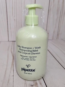 Pipette Baby Shampoo + Wash Fragrance Free Gentle 351 ml 11.8 fl oz Sealed - Picture 1 of 5