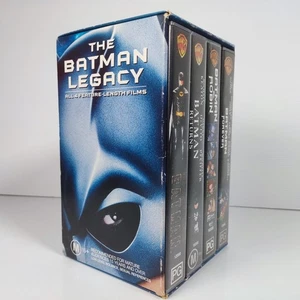 The Batman Legacy VHS Box Set 4 Movies 1989-1997 Warner Bros - Picture 1 of 24