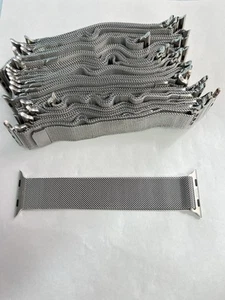 Genuine Apple Watch Band 42-44-45MM- Milanese Loop Series 4 5 6 7 8 9 SE - Picture 1 of 4