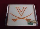 New Tempered Glass University of Virginia Cavaliers White Cutting Board 11.5x15