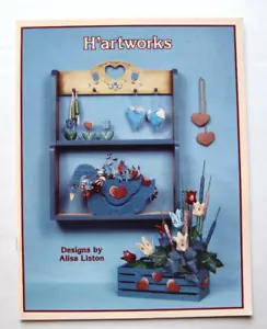 H'ARTWORKS Decorative Tole Painting Book H'ART WORKS by Alisa Liston Provo Craft - Picture 1 of 4