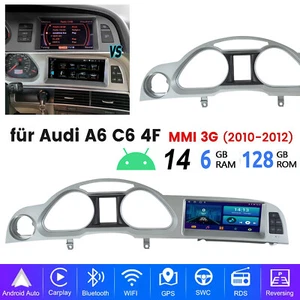 6+128GB Für Audi A6 C6 4F MMI 3G 2010-2012 8.8" Carplay Android Autoradio GPS BT - Bild 1 von 20