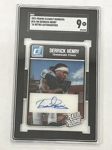 2021 PANINI CLEAR DONRUSS #16-DH DERRICK HENRY *16 RETRO HANDSIGNIERT - Bild 1 von 6