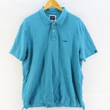 GAZ MAN Polo Shirt Mens Adult Size Extra Large XL Blue Short Sleeve Casual