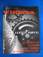 Honda '97 98 99 GL1500C CT CF Valkyrie Tourer Interstate Service  Manual  F625