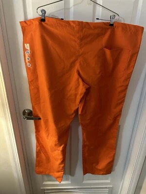 Tennessee Vols Smoky Orange Gel Scrubs Pants Medical Nurse Bottoms size 2xl NWT - Image 1 of 4